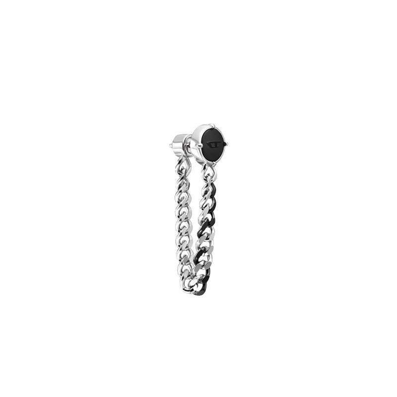 Boucle d'oreille Diesel Mixte en acier bicolore