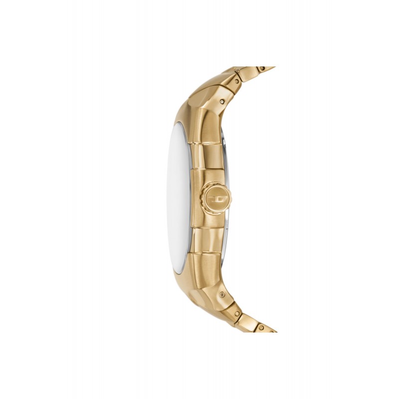 Montre Diesel en acier avec Bracelet et Cadran dorés