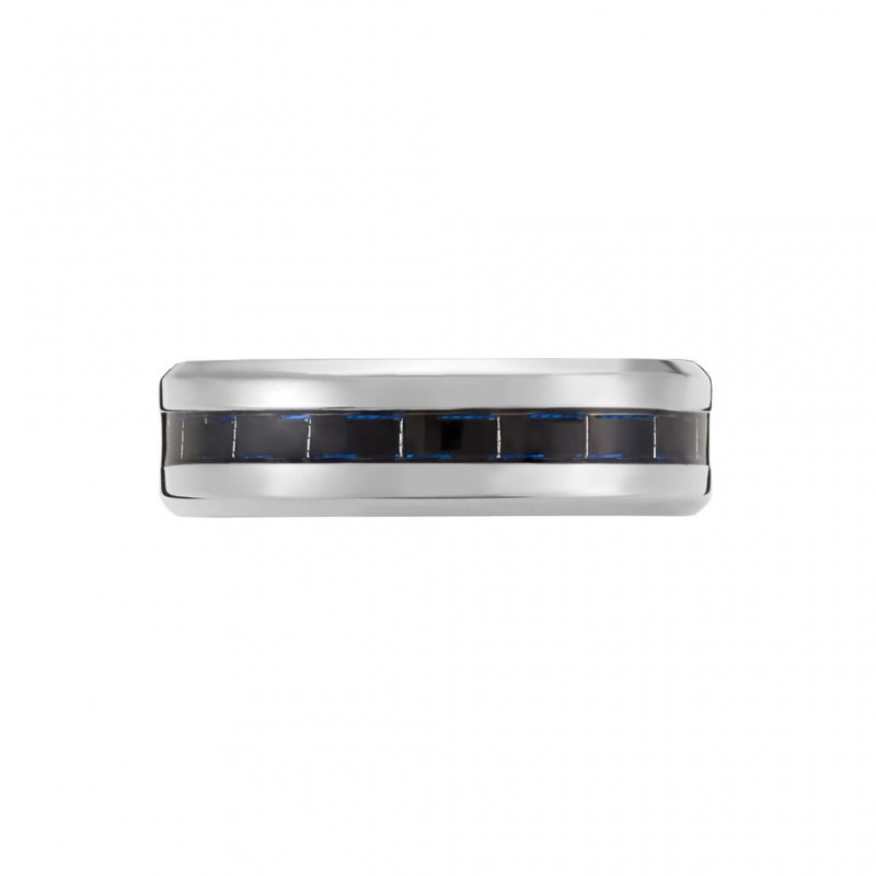 Bague Homme Phebus en Acier Blanc