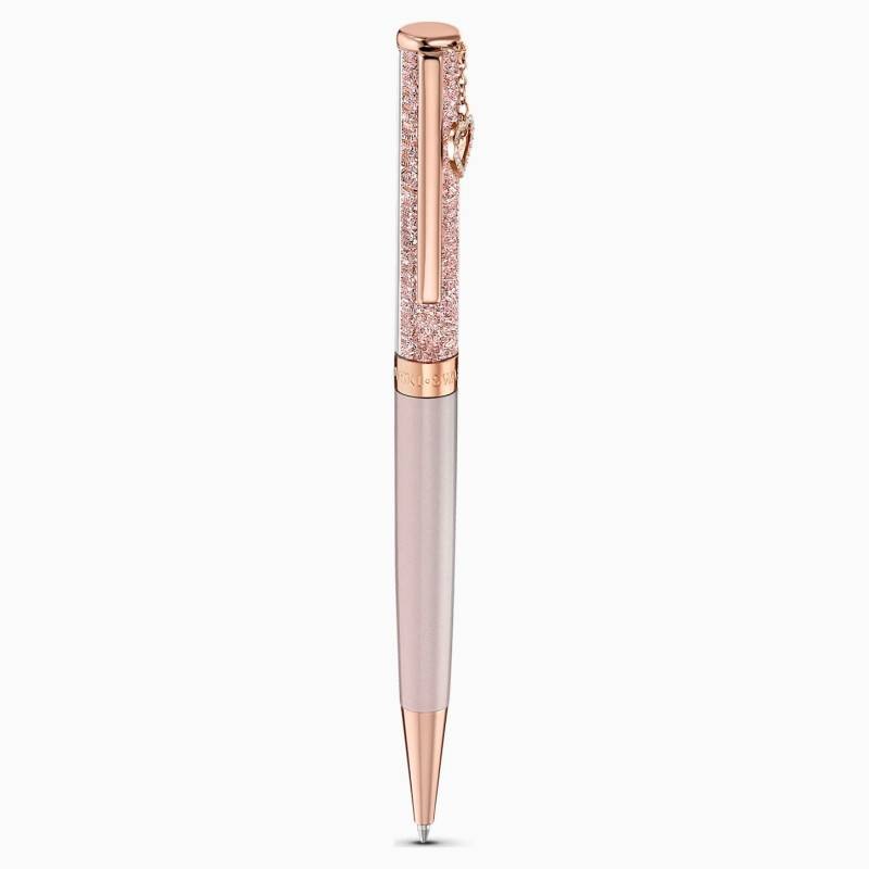 Stylo à bille Swarovski Crystalline Rose avec cœur