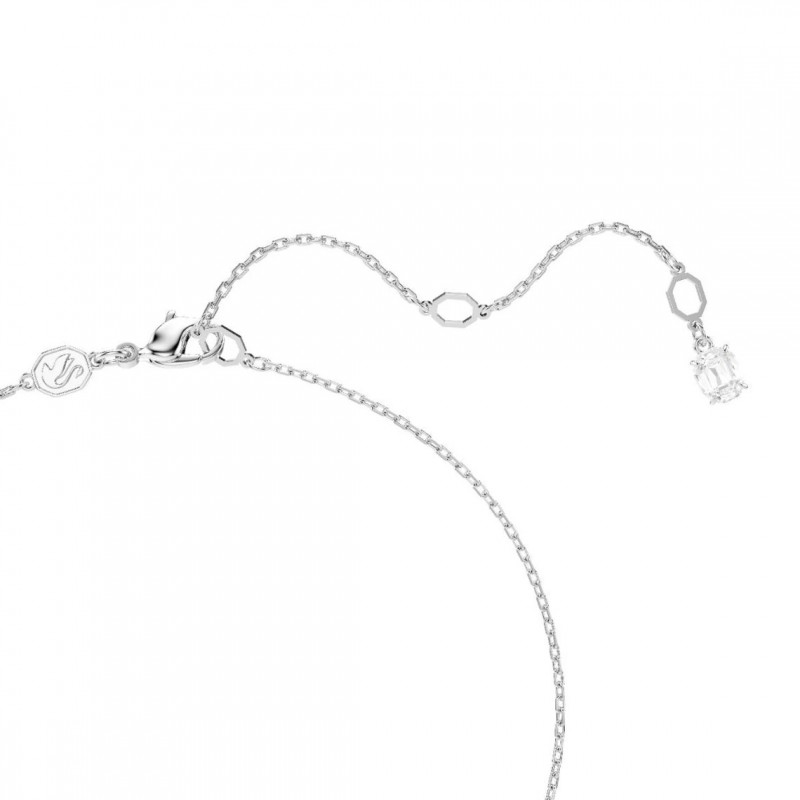 Collier femme Swarovski Stilla Attract métal argenté et pendentif avec oxyde