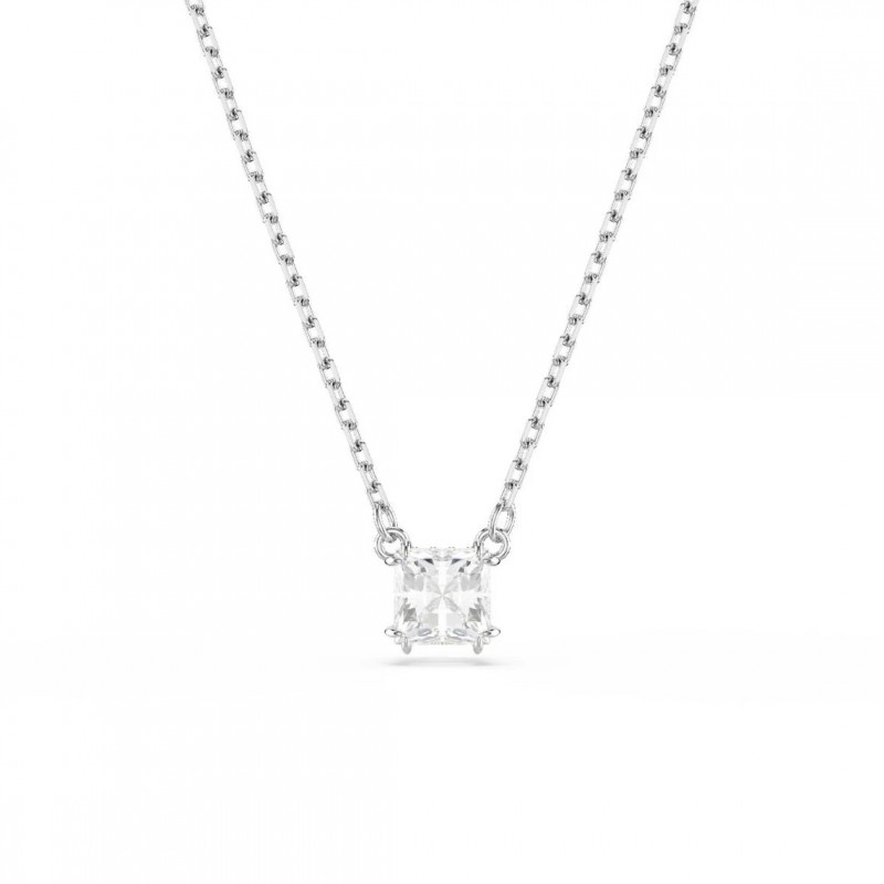 Collier femme Swarovski Stilla Attract métal argenté et pendentif avec oxyde