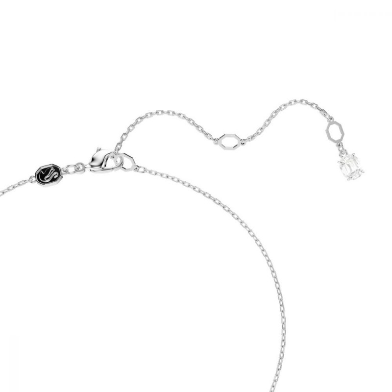 Collier femme Swarovski Hyperbola en métal doré et argenté avec cristaux