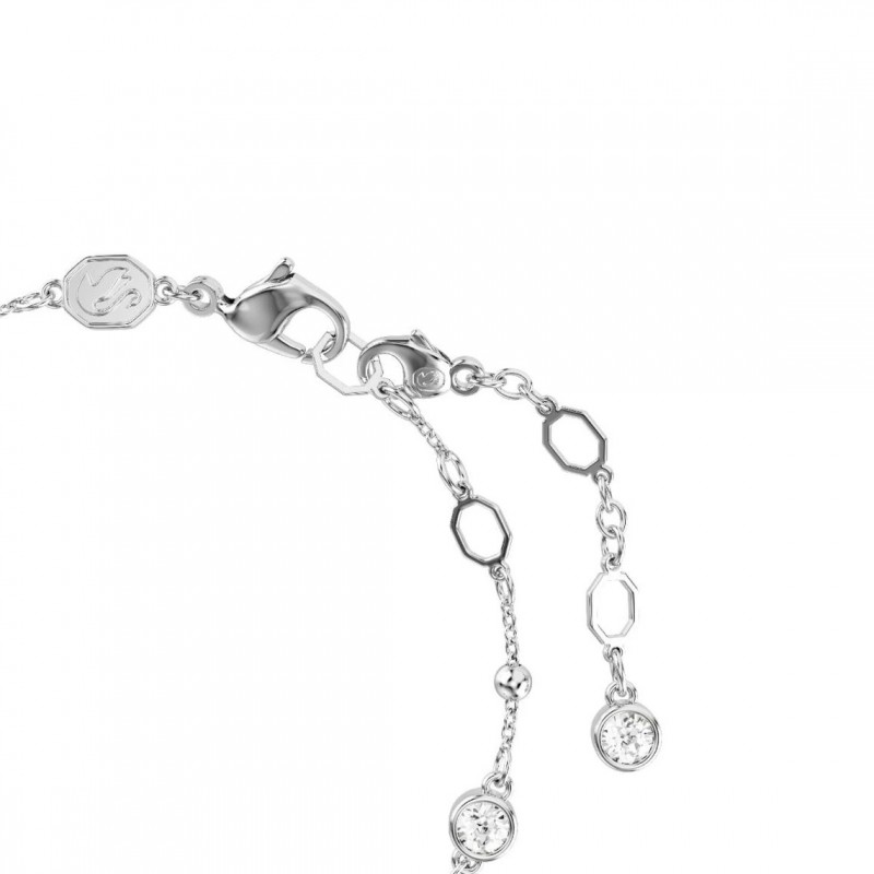 Bracelet Femme Swarovski Imber en métal argenté et cristaux blancs
