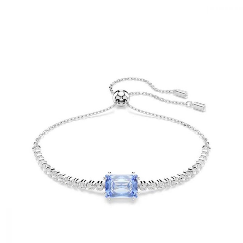 Bracelet Femme Swarovski Matrix en métal argenté avec cristaux et oxyde