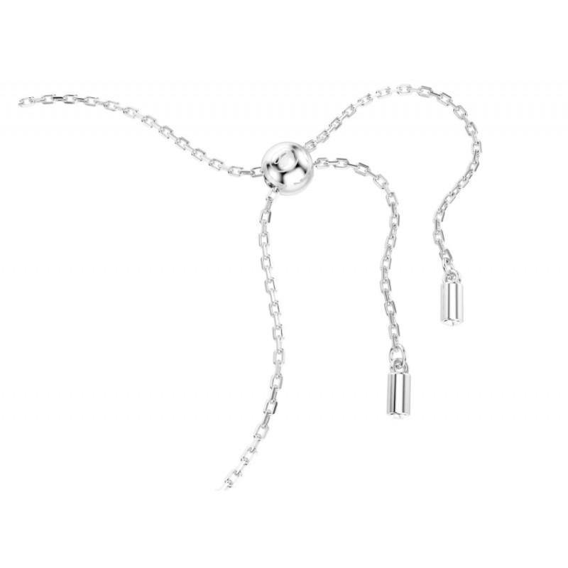 Bracelet Femme Swarovski Matrix en métal argenté avec cristaux et oxyde vert