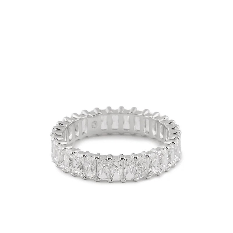 Bague Femme Swarovski Matrix en métal argenté et oxydes