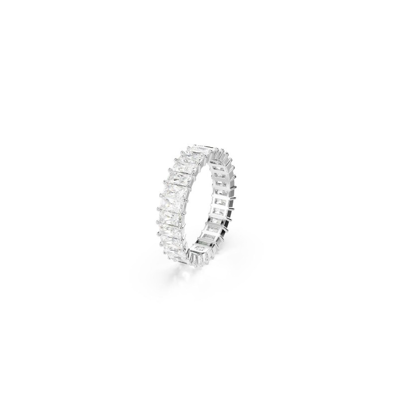 Bague Femme Swarovski Matrix en métal argenté et oxydes
