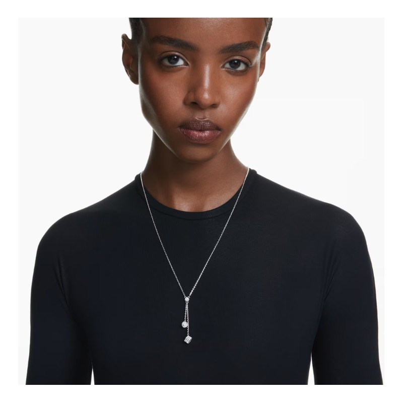 Collier femme Swarovski Dextera en métal argenté avec cristaux