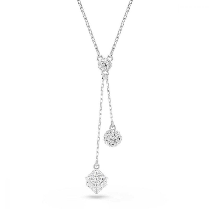 Collier femme Swarovski Dextera en métal argenté avec cristaux