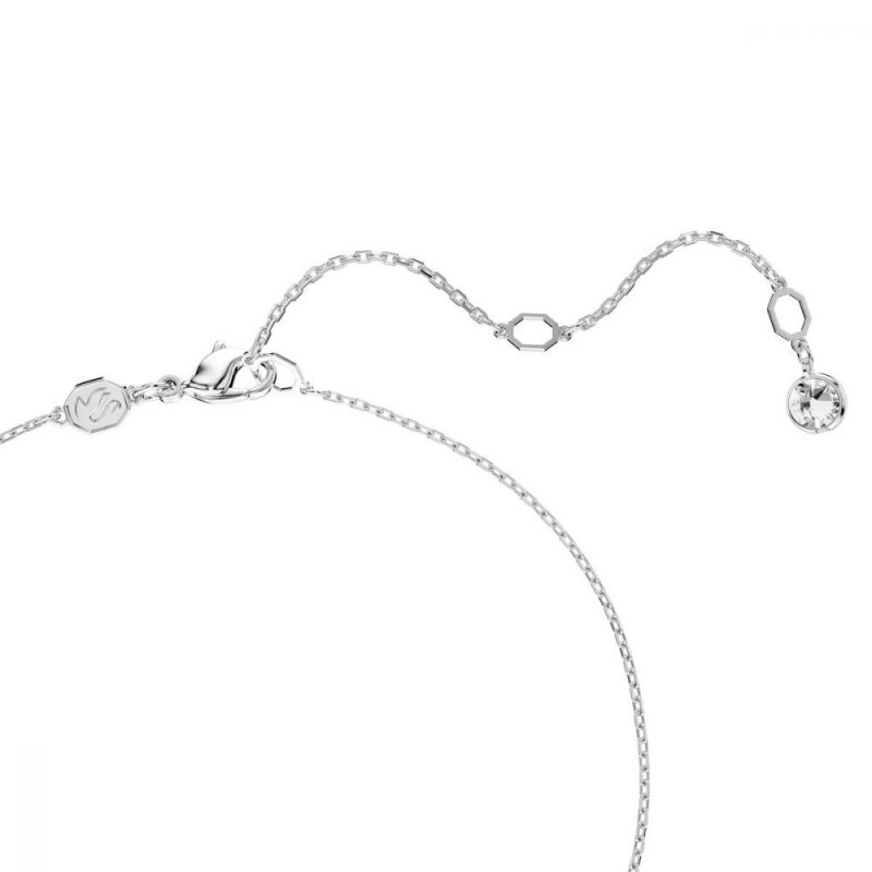 Collier femme Swarovski Dextera en métal argenté avec cristaux