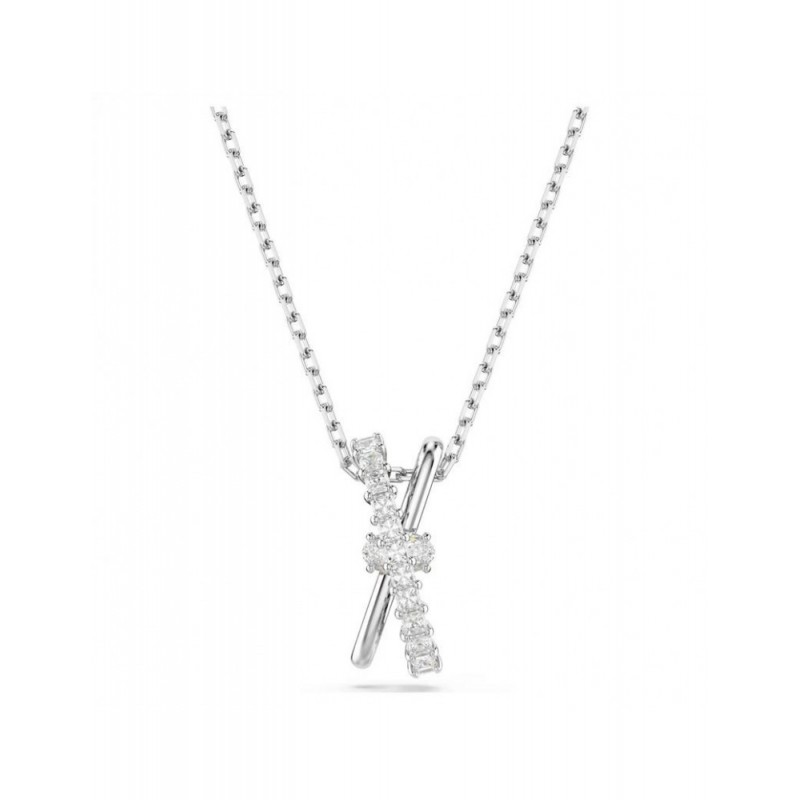 Collier Swarovski Femme Hyperbola en métal argenté avec oxydes