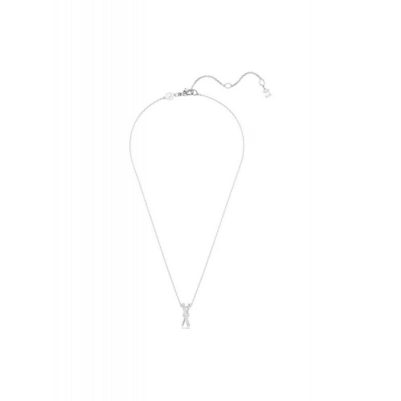 Collier Swarovski Femme Hyperbola en métal argenté avec oxydes