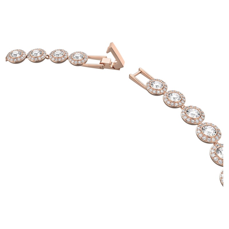 Collier femme Swarovski Tennis placage ton or rose avec cristaux