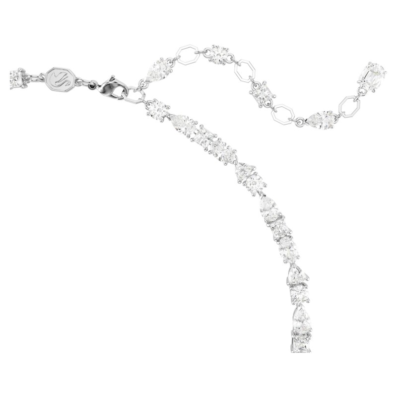 Collier Swarovski Femme Mersmera en métal argenté avec oxydes