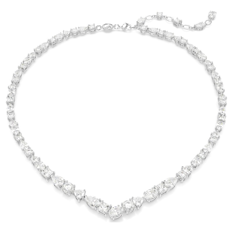 Collier Swarovski Femme Mersmera en métal argenté avec oxydes