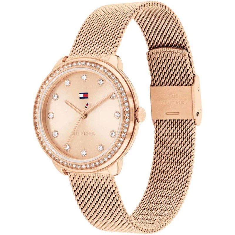 Montre Femme Acier Doré Rose Tommy Hilfiger