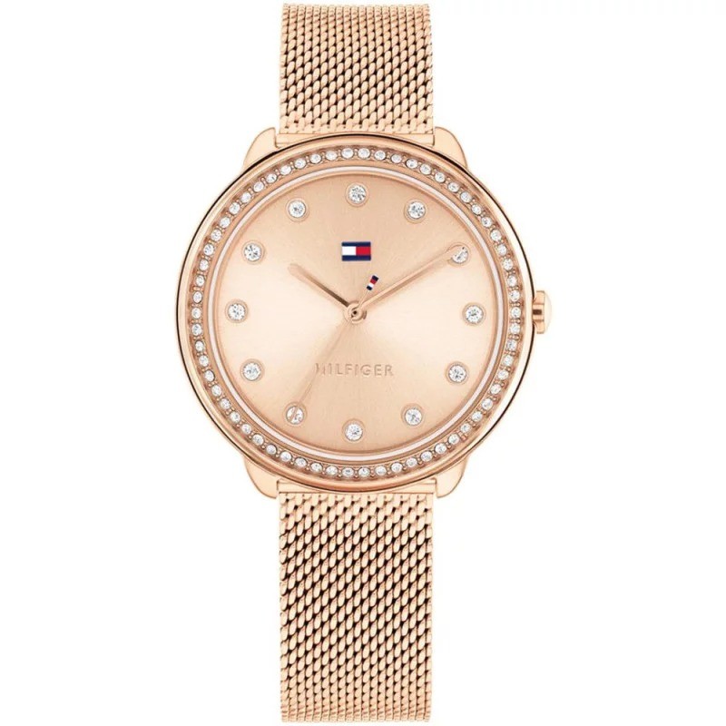 Montre Femme Acier Doré Rose Tommy Hilfiger