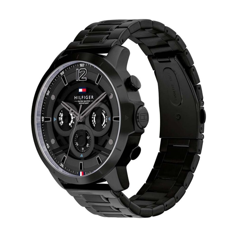 Montre Homme acier noir tommy hilfiger