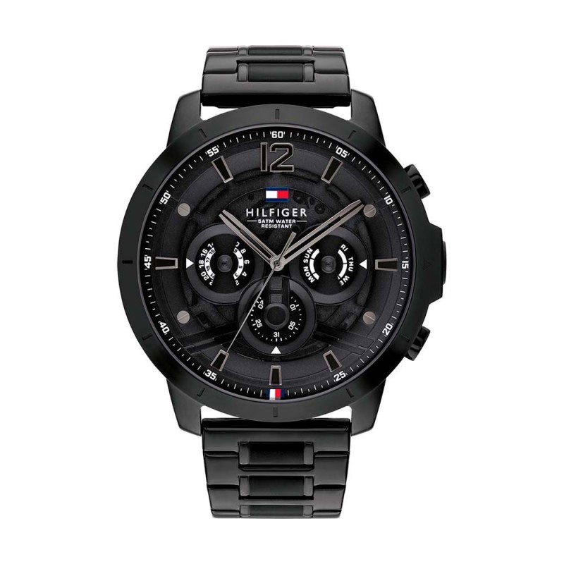 Montre Homme acier noir tommy hilfiger
