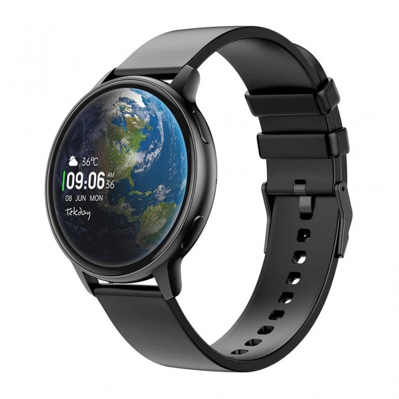 Montre unisexe Tekday silicone noir