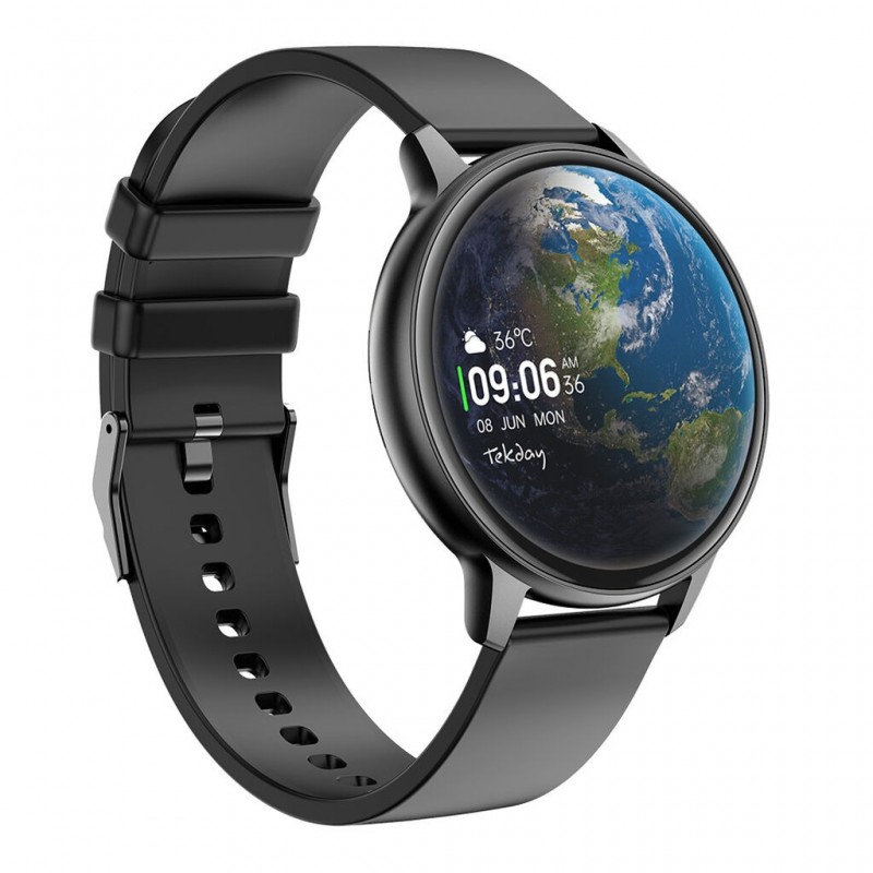 Montre unisexe Tekday silicone noir