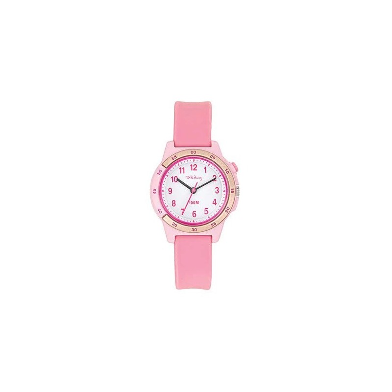 Montre Tekday Enfant silicone rose