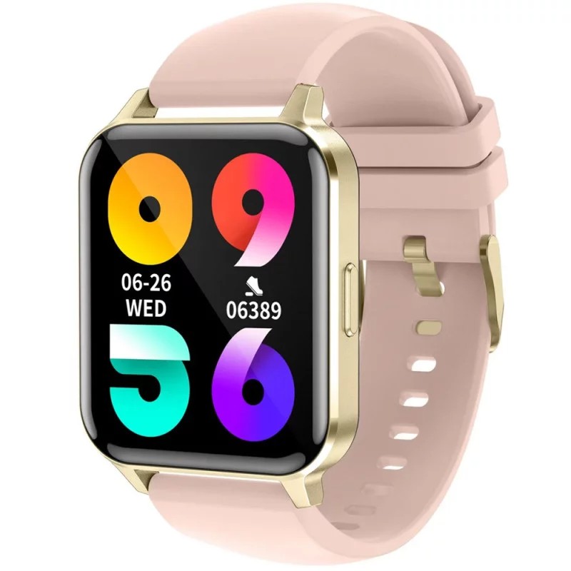 Montre Connectée Femme Smarty Access en Silicone Rose