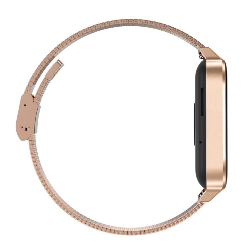 Montre Connectée Femme Smarty2.0 en Acier et PVD Doré rose