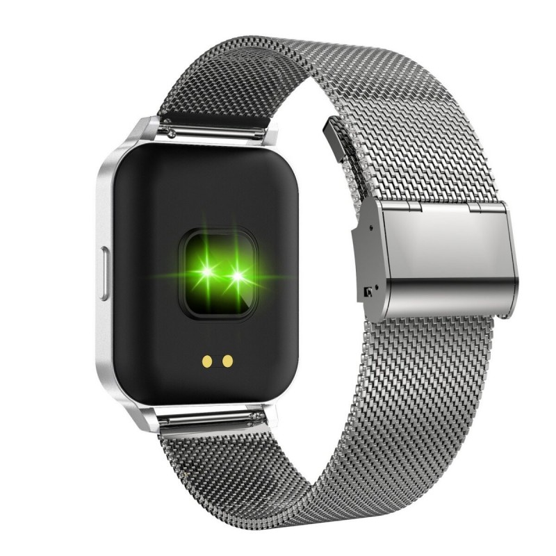 Montre Connectée uNISEXE Smarty2.0 en Acier et PVD ARGENTE