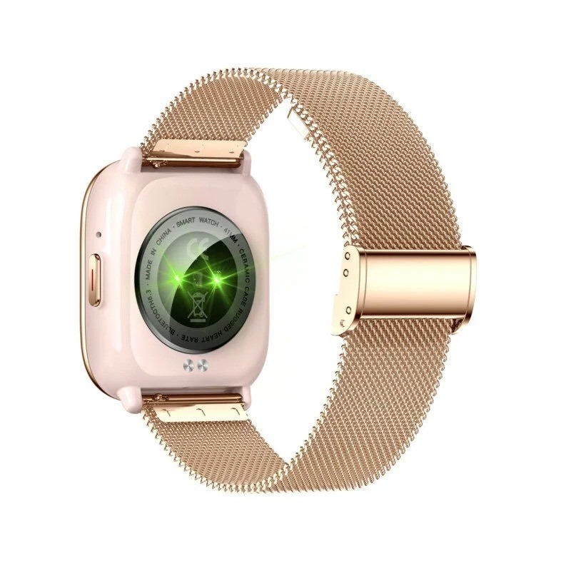 Montre Connectée uNISEXE Smarty2.0 overtake acier doré rose