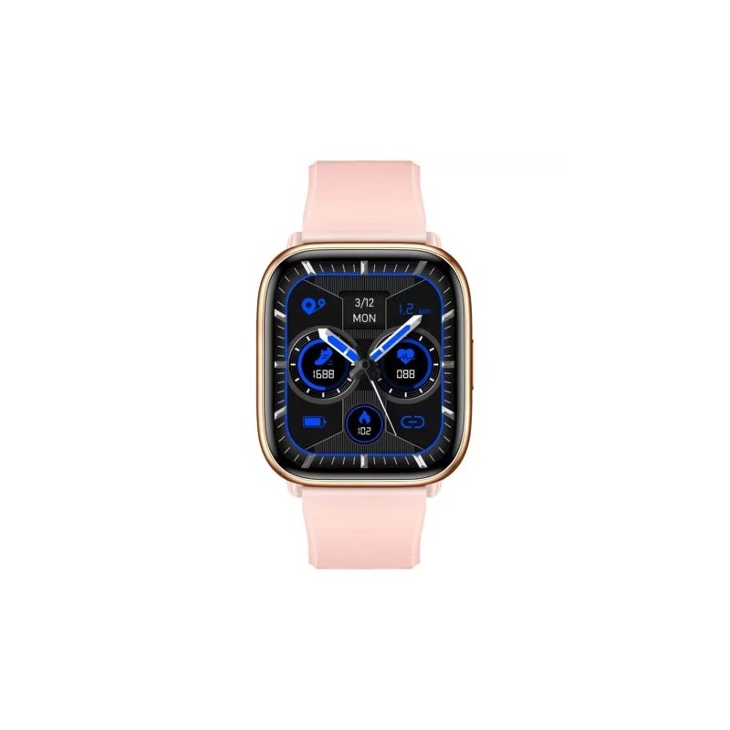 Montre Connectée Femme Smarty overtake en Silicone Rose