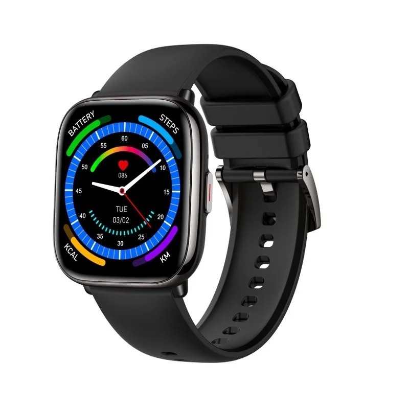 Montre Connectée Unisexe Smarty overtake en Silicone noir