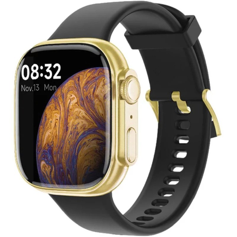Montre Connectée Unisexe Smarty Powerful Amoled en Silicone noir