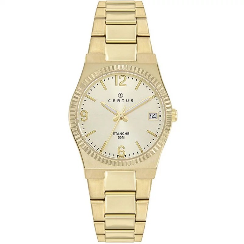 Montre Certus Femme en acier et PVD Doré