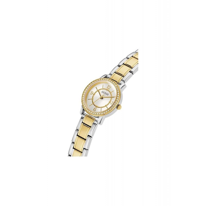 Montre Femme Guess Ladies Dress en Acier doré et argenté