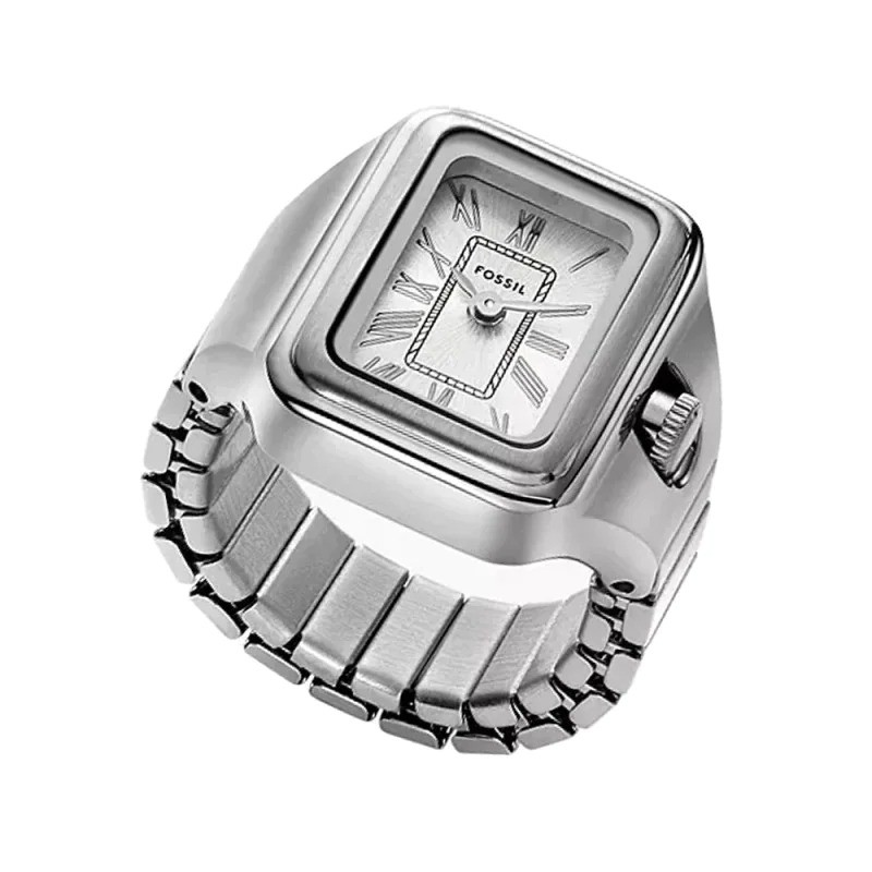 MONTRE Bague FOSSIL FEMME ACIER et PVD