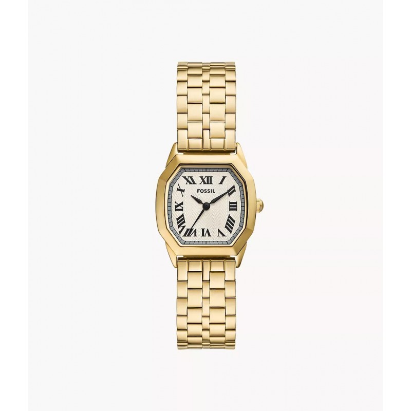 Montre Fossil femme Harlow en acier doré