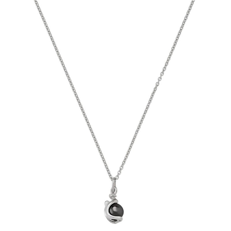 Collier Femme Jourdan - Bijoux Dune - Hématite et argent 925/1000