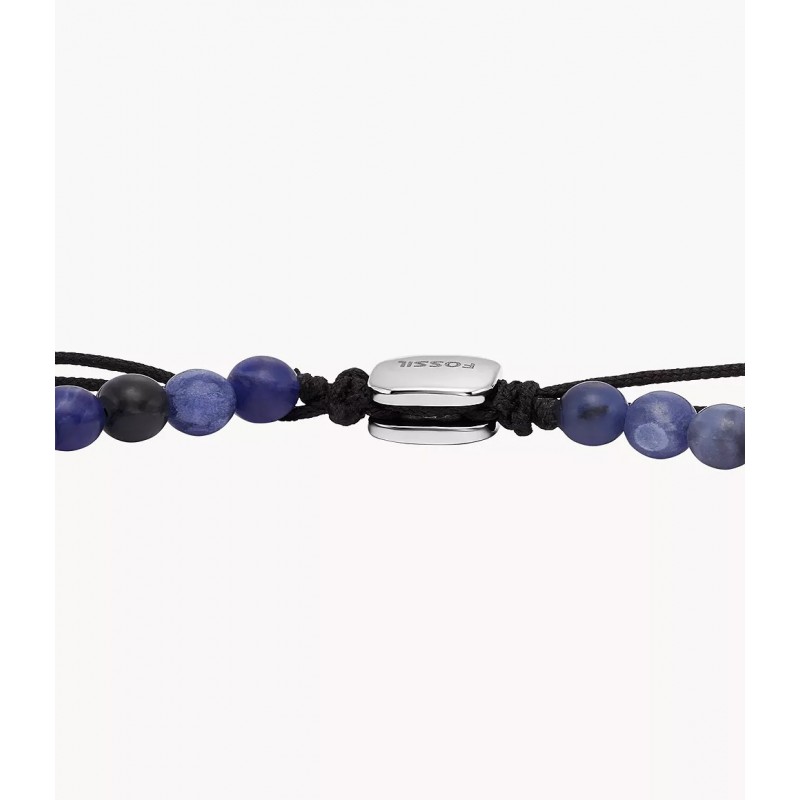 Bracelet de perles Mixte Fossil en pierre de sodalite