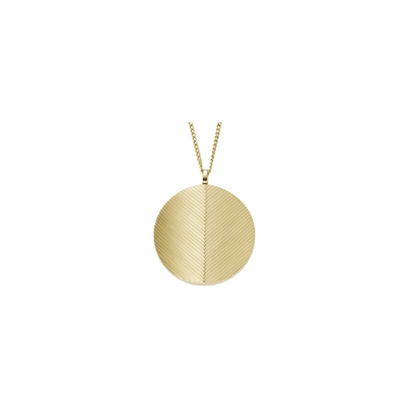 Collier Femme Fossil Harlow en acier doré