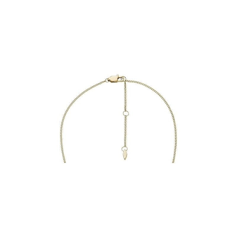 Collier Femme Fossil Harlow en acier doré