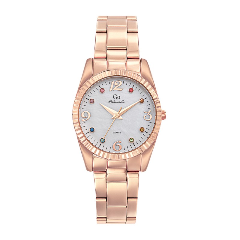 Montre Femme GO Mademoiselle - En Métal Doré Rose