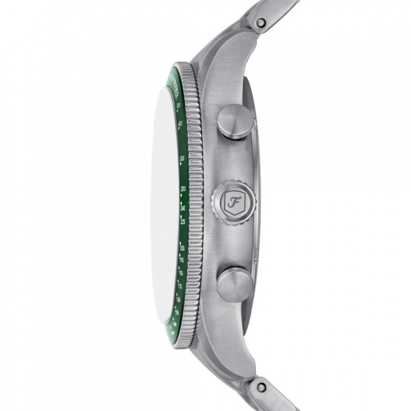 Montre Homme Fossil en Acier et cadran vert