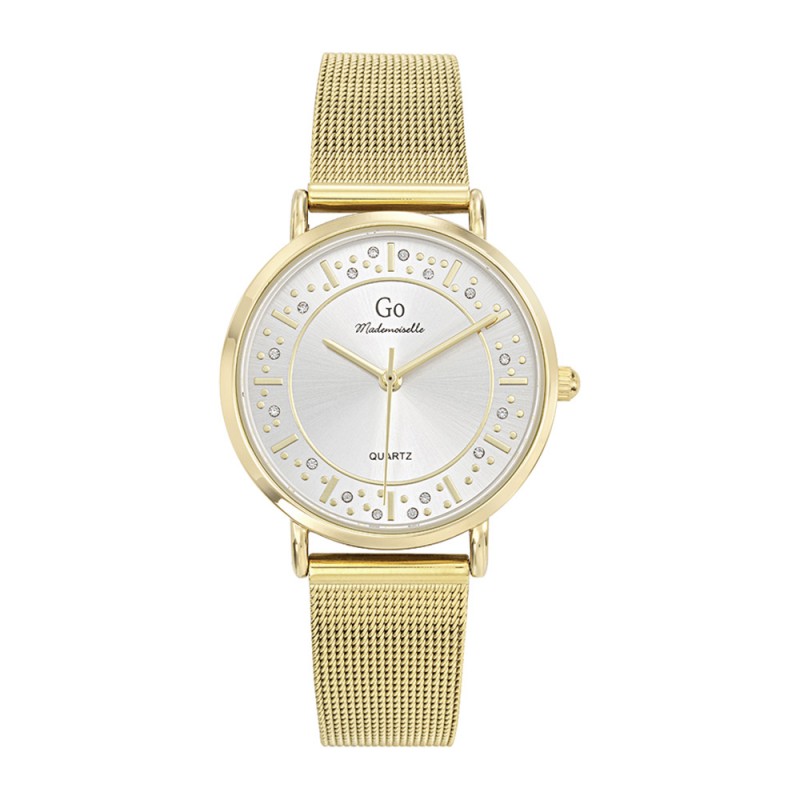Montre Femme GO Mademoiselle - En Métal Doré