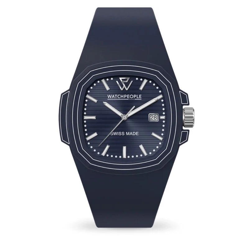 Montre Homme WatchPeople WP4 silicone bleu foncé