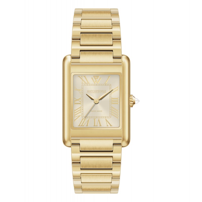 Montre Homme WatchPeople WP6 en acier doré