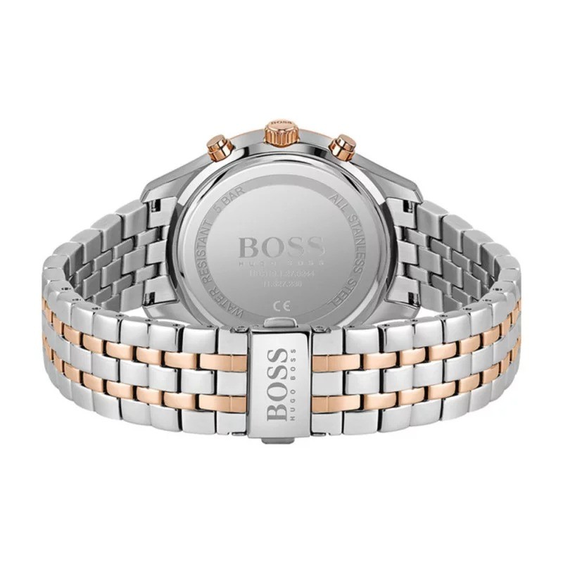 Montre Hugo Boss Associate en Acier Doré rose et Argenté