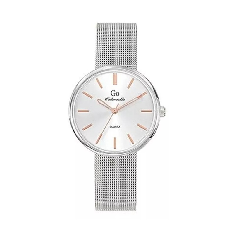 Montre arbre Femme GO Mademoiselle - En Métal argenté -  Acier Maille milanaise et cadrant argenté