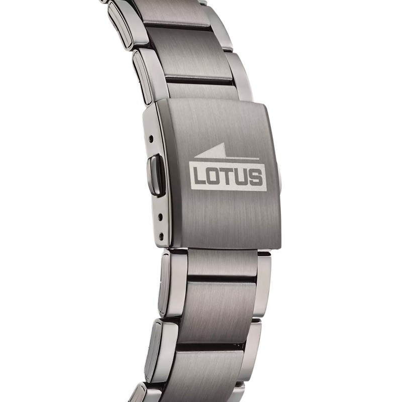 Montre Chrono Homme - Lotus  - En Acier Gris